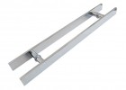 Puxador Retangular Aluminio 80cm X 60cm - Porta de Vidro